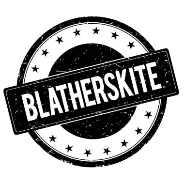 Blatherskite damga işareti siyah.