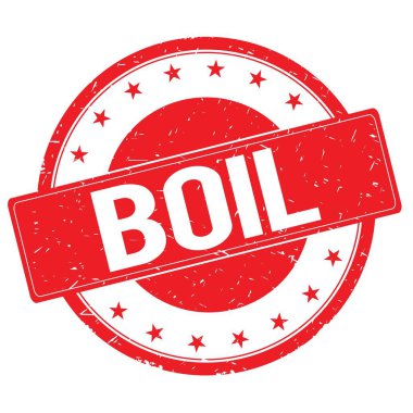 Damga işareti kırmızı kaynatın