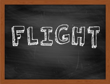 Uçuş el Siyah Kara tahta metin yazma