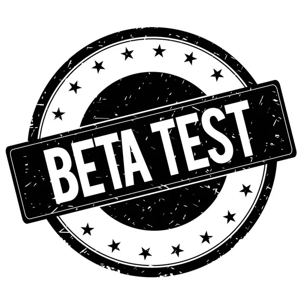 BETA TEST stamp sign black. — Stock Photo, Image