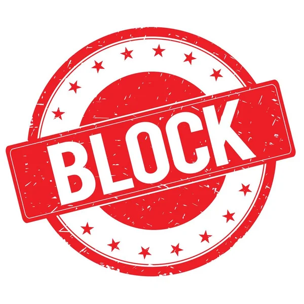 Blok damga işareti kırmızı