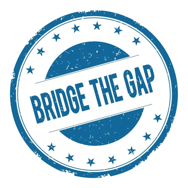 Bridge The Gap stempel teken — Stockfoto