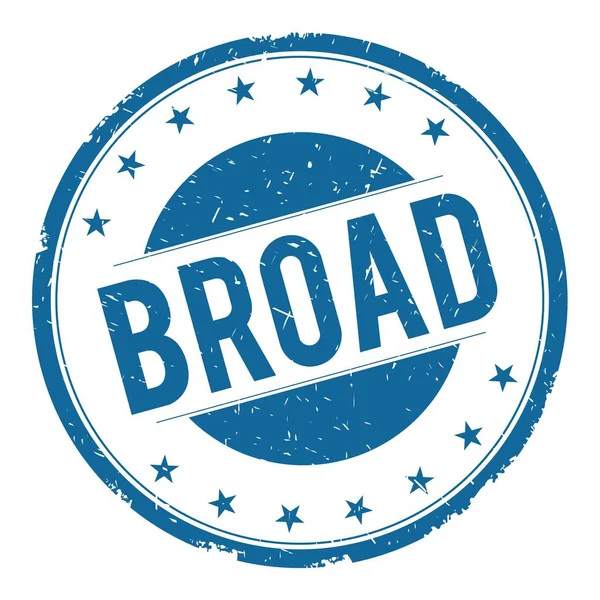 BROAD stamp sign — Stock Photo, Image