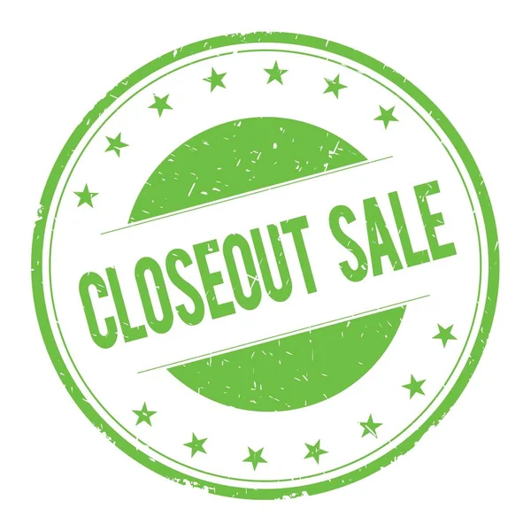 CLOSEOUT-SALE stamp sign — Stock Photo, Image