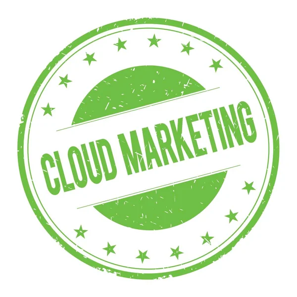 Cloud-marknadsföring stämpel tecken — Stockfoto