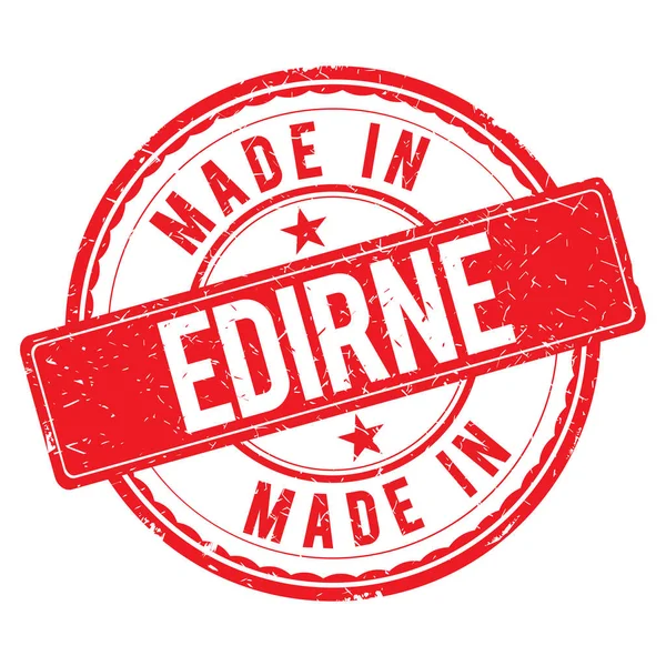 Made in EDIRNE stamp — Stock Photo, Image