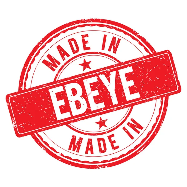 Made in EBEYE stamp — Stock Photo, Image