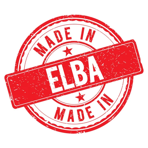 Сделано в марке ELBA — стоковое фото