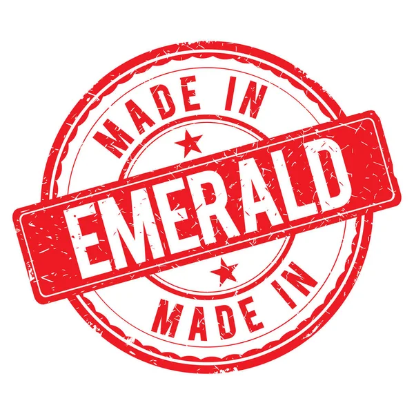 Fabricat din timbru EMERALD — Fotografie, imagine de stoc