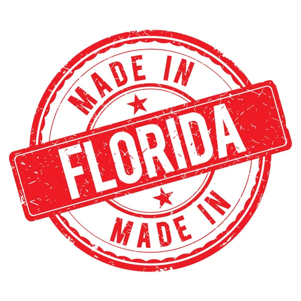 Hecho en sello FLORIDA —  Fotos de Stock