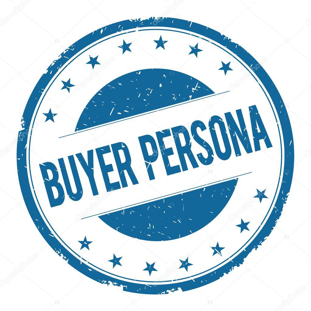 BUYER PERSONA stamp sign