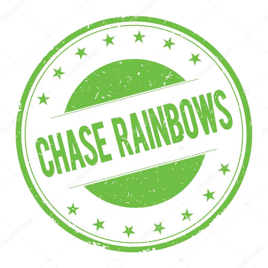 CHASE-RAINBOWS stamp sign