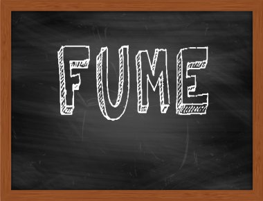 Metin yazma, Siyah Kara tahta el duman