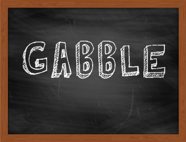 Gevezelik el Siyah Kara tahta metin yazma