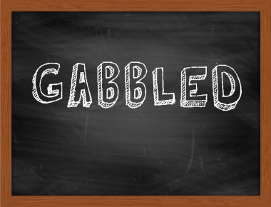 Gabbled el Siyah Kara tahta metin yazma