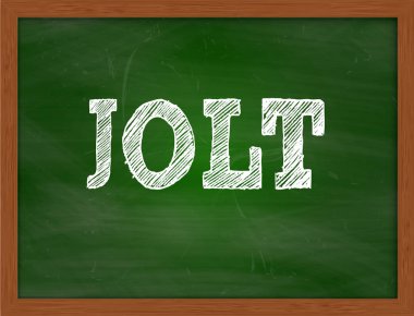 El yazısı metin yeşil kara tahta sarsıntı