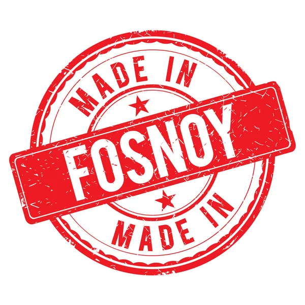 Зроблено на марці FOSNOY — стокове фото