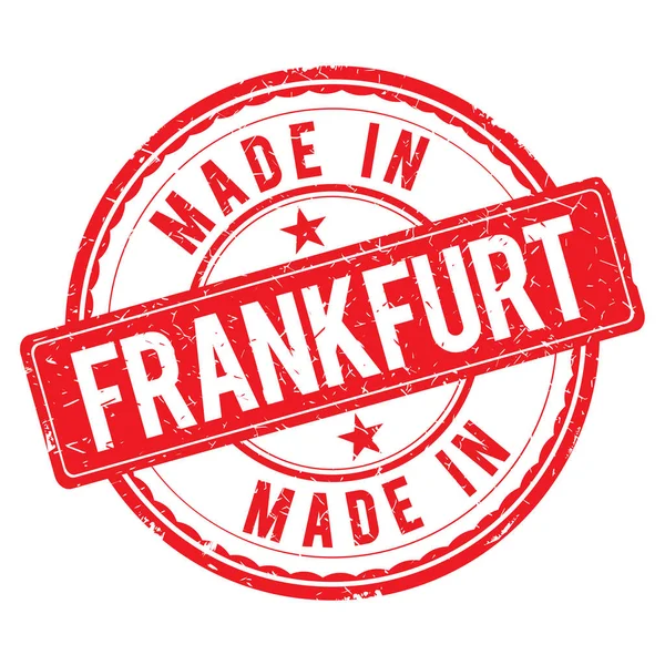 Wykonane w Frankfurt stempel — Zdjęcie stockowe