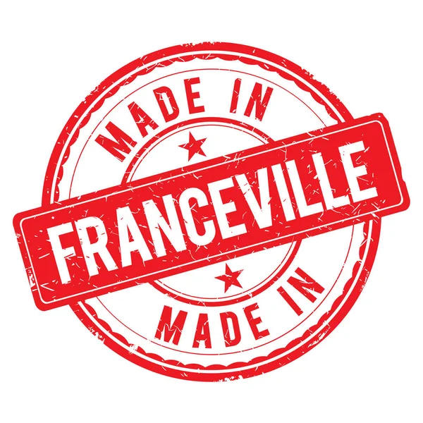 Fabricado en sello FRANCEVILLE —  Fotos de Stock