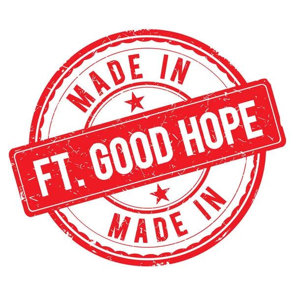 Made in FT-GOOD HOPE stamp — Stock Photo, Image