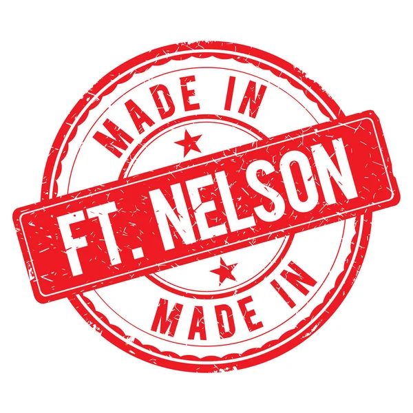 Hecho en FT-NELSON sello —  Fotos de Stock
