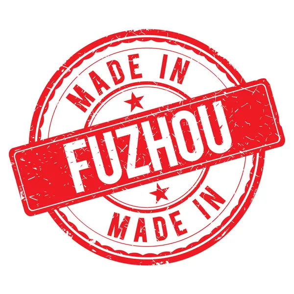 Fabricado en sello FUZHOU —  Fotos de Stock