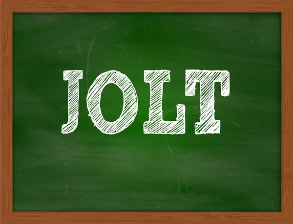 El yazısı metin yeşil kara tahta sarsıntı