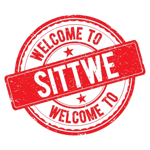 Bienvenido al sello SITTWE . — Foto de Stock