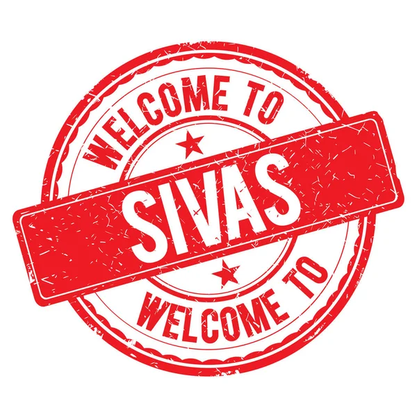 Bienvenido al sello SIVAS . — Foto de Stock