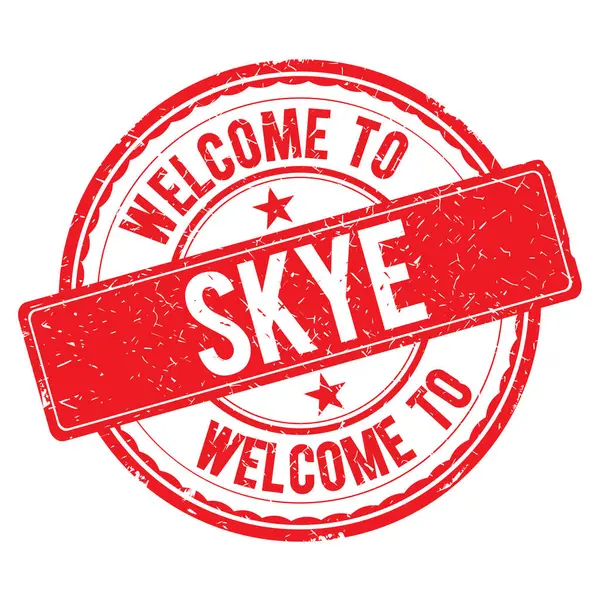 Bienvenido al sello SKYE . — Foto de Stock