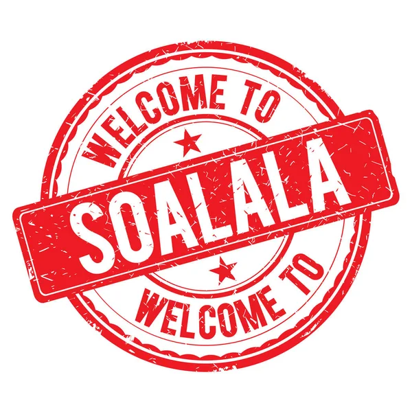 Bienvenido al sello SOALALA . — Foto de Stock