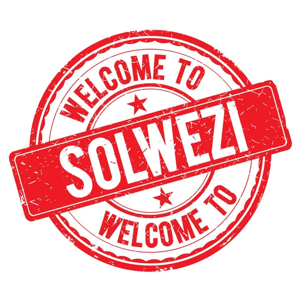 Bienvenido al sello SOLWEZI . — Foto de Stock