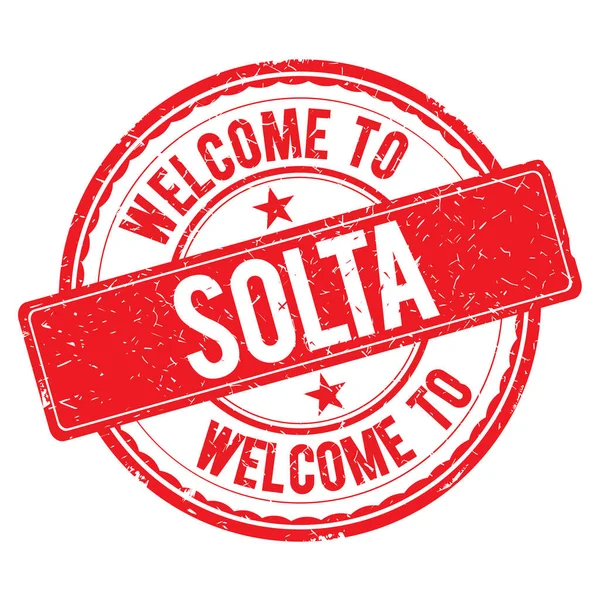 Bienvenido al sello SOLTA . — Foto de Stock