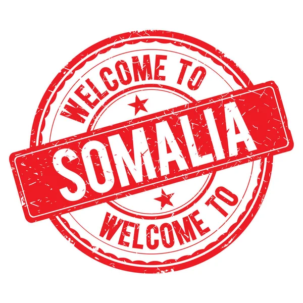 Ласкаво просимо до Сомалі штамп. — стокове фото