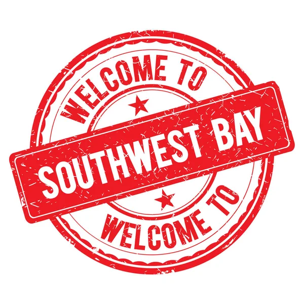 Bienvenido al sello SOUTHWEST BAY . — Foto de Stock