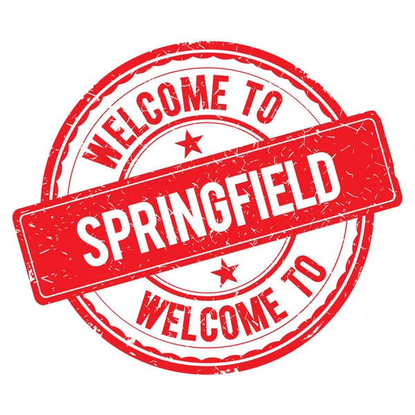 Добро пожаловать в SPRINGFIELD Stamp . — стоковое фото