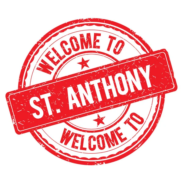 Bienvenido al sello ST-ANTHONY . — Foto de Stock