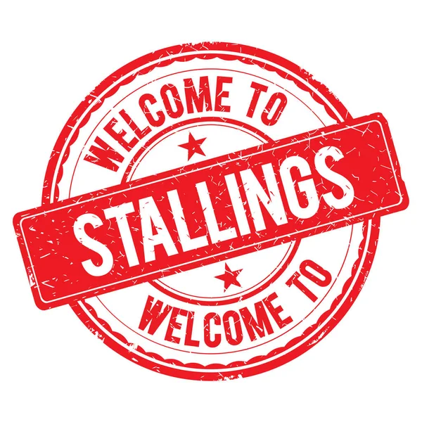 Bienvenido al sello STALLINGS . — Foto de Stock