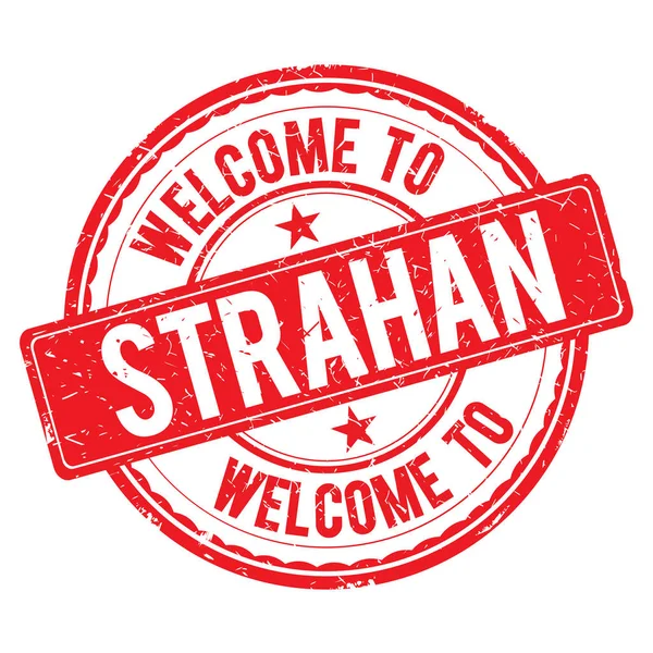 Bienvenido al sello STRAHAN . — Foto de Stock