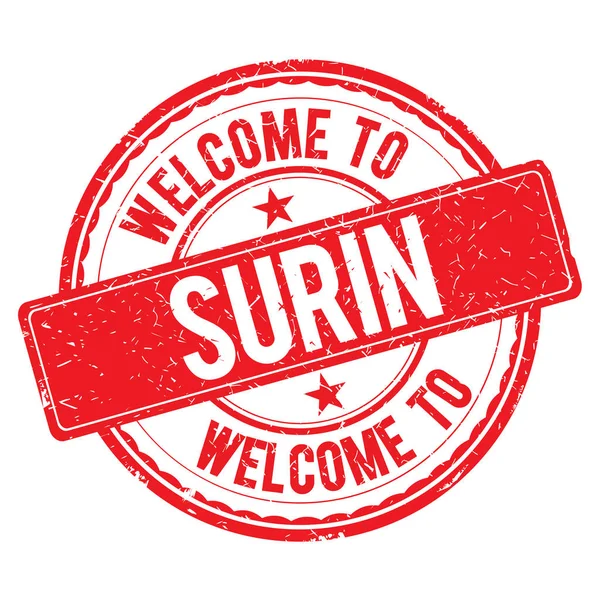 Bienvenido al sello SURIN . — Foto de Stock