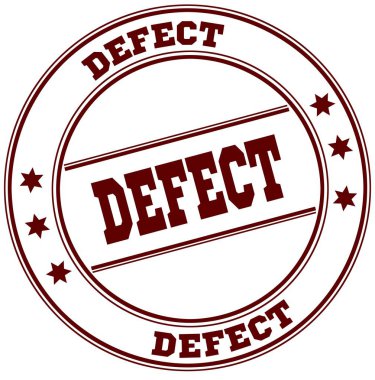 Kusur basit kırmızı pul