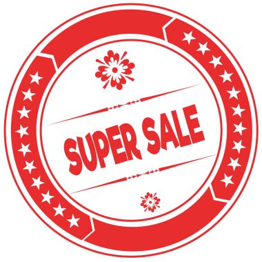 Süper Satılık turuncu pul.