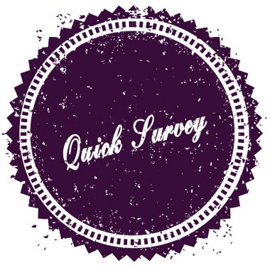 Mor hızlı anket sıkıntılı damgası
