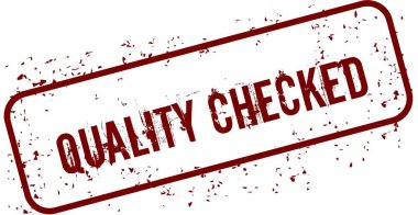 Sıkıntılı kalite kontrol grunge damgası.