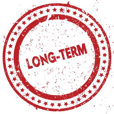 Kırmızı uzun vadeli sıkıntılı lastik damgası doku ile