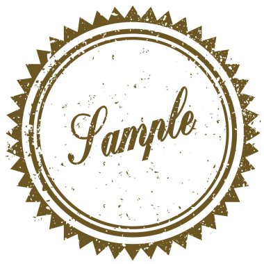Brown örnek grunge damgası