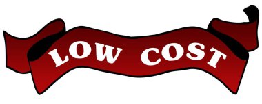 Kırmızı kurdele withlow maliyet .