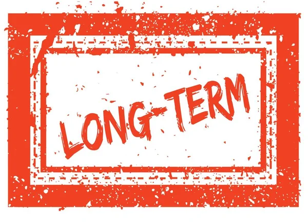 Turuncu kare çerçeve lastik damgası ile doku üzerinde uzun vadeli