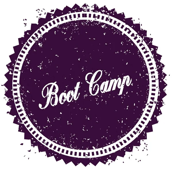 Timbre de détresse CAMP BOOT violet — Photo