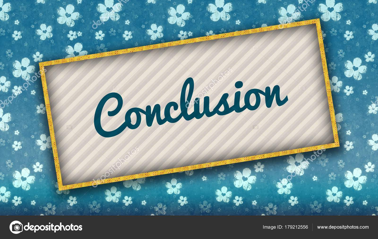 Conclusion wallpaper Painting with CONCLUSION message on
